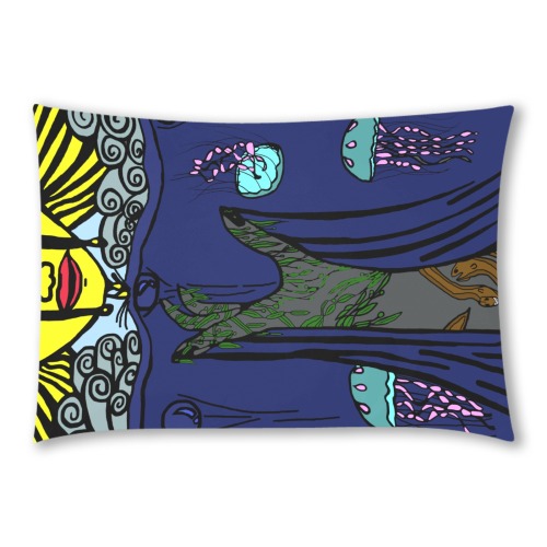 Sorrow in Color Custom Rectangle Pillow Case 20x30 (One Side)