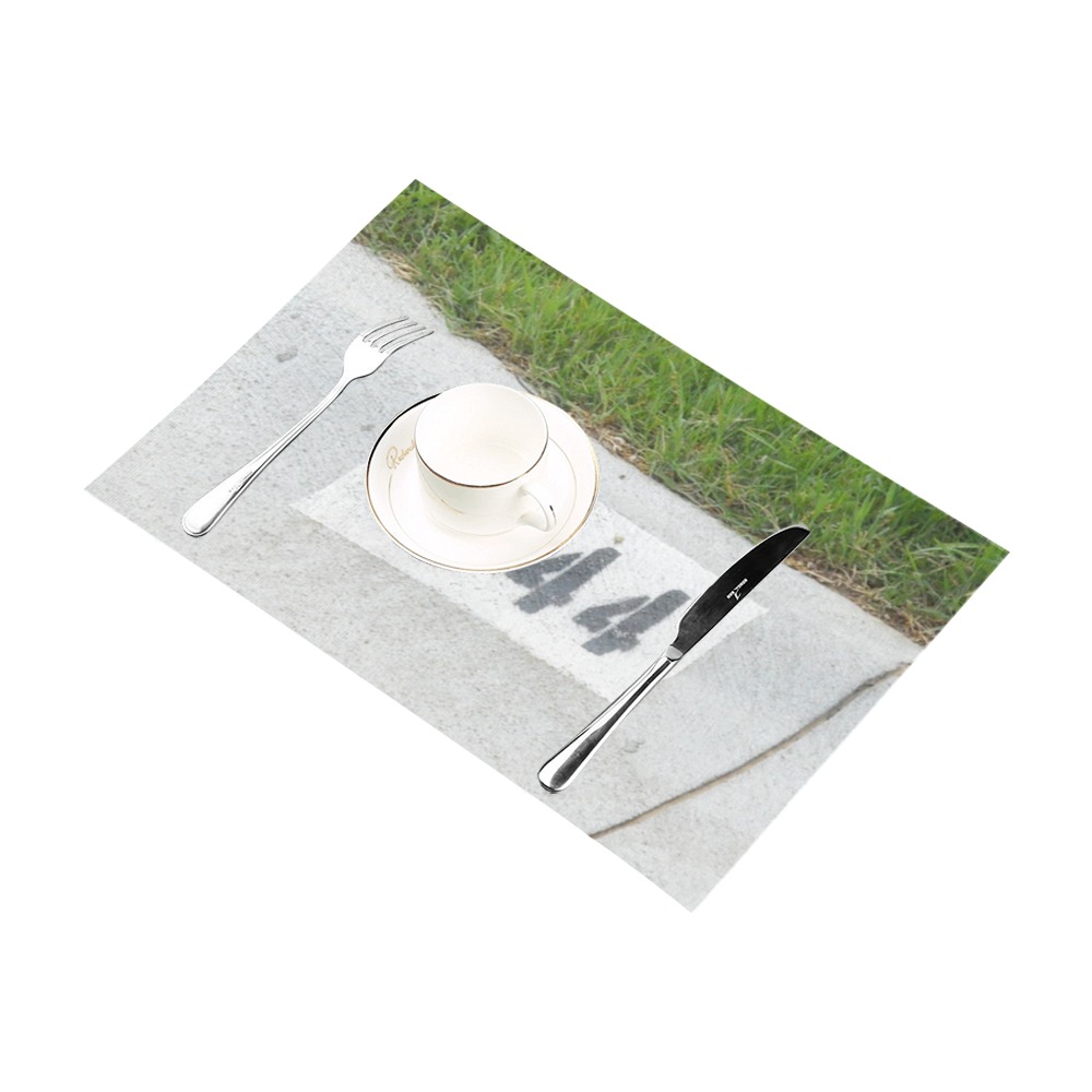 Street Number 4844 Placemat 12’’ x 18’’ (Set of 6)