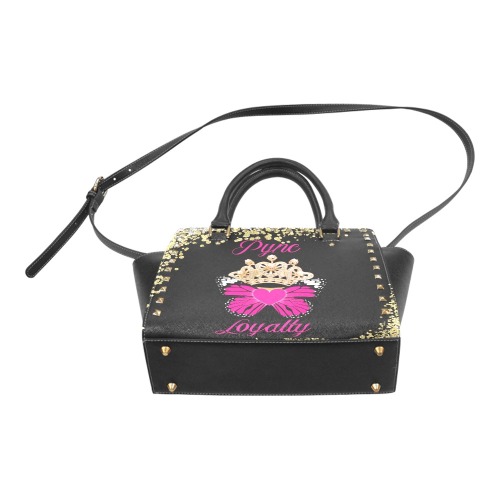 Pync Loyalty Glam Rivet Shoulder Handbag Rivet Shoulder Handbag (Model 1645)
