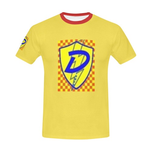 DIONIO Clothing - T-Shirts (Grand Prix Logo Yellow) All Over Print T-Shirt for Men (USA Size) (Model T40)