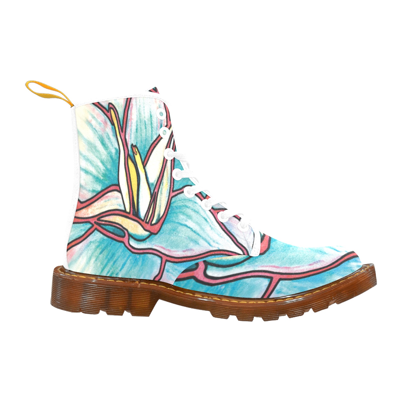 Pastel Succulent Martin Boots For Women Model 1203H