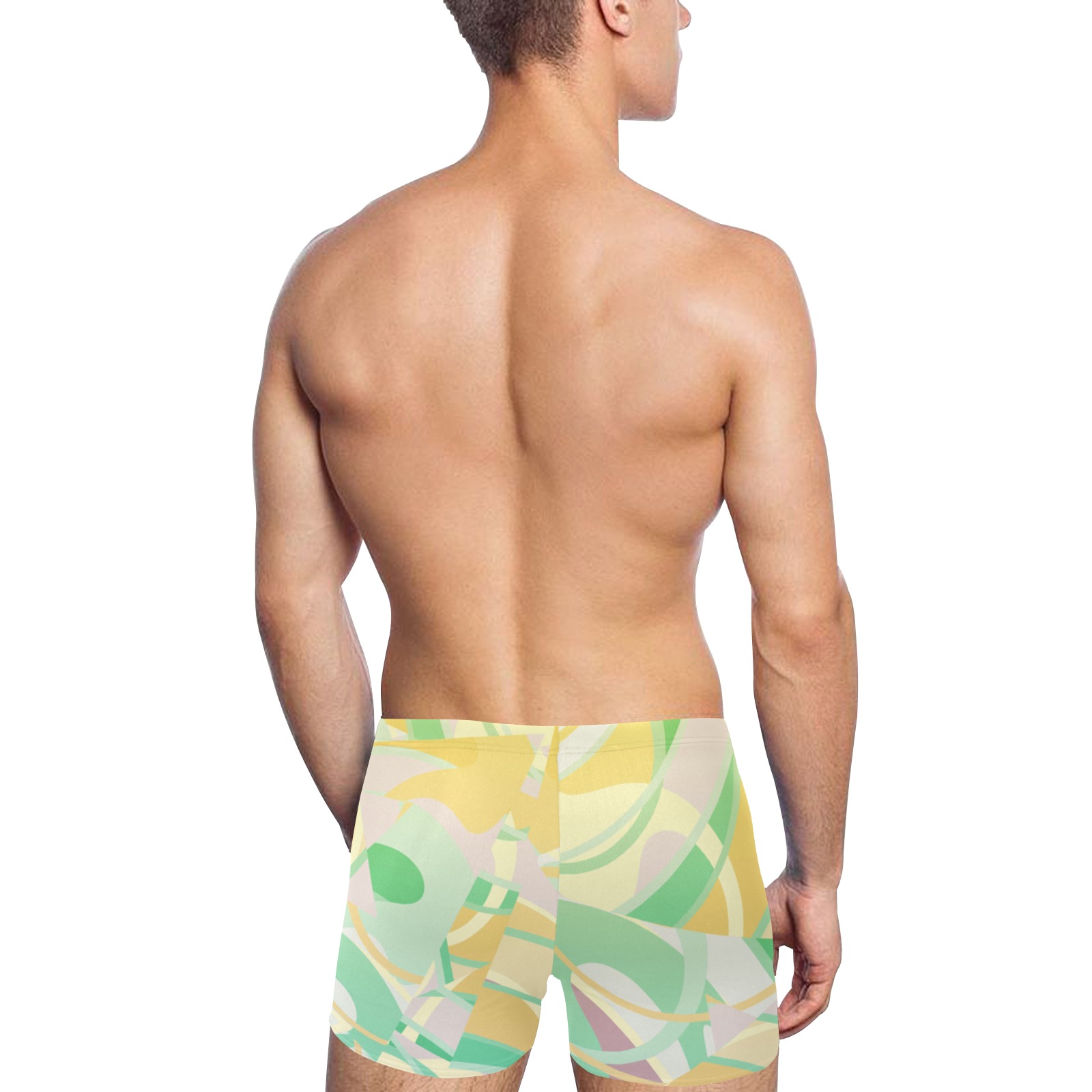 Summer Beach Days Abstract Men's Swimming Trunks (Model L60)
