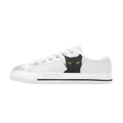 Salvador Dali Cat Collection shoes Women's Classic Canvas Shoes (Model 018)