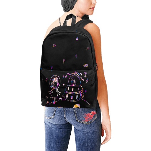 Little Astronaut Girl Unisex Classic Backpack (Model 1673)
