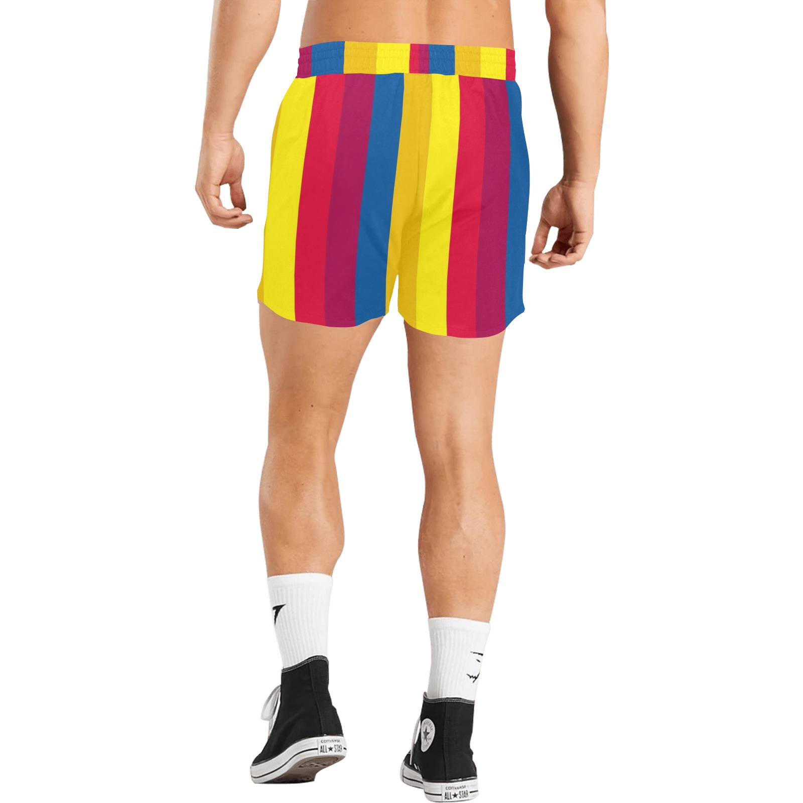 Soccer 2 Shorts by Fetishworld Men's Mid-Length Casual Shorts (Model L50)