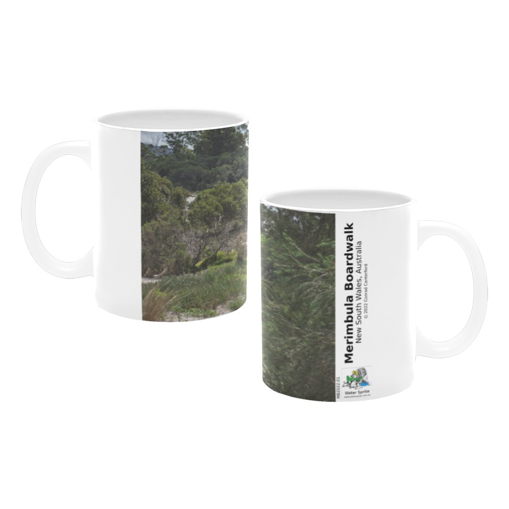 Merimbula Boardwalk Photo 1 - 11oz mug Custom White Mug (11OZ)