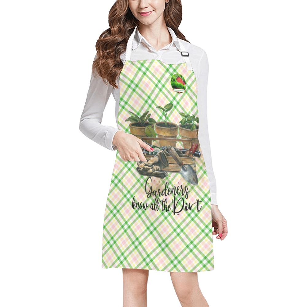 Hilltop Garden Produce by Kai Apron Collection- Gardeners know all the Dirt 53086P5 All Over Print Apron