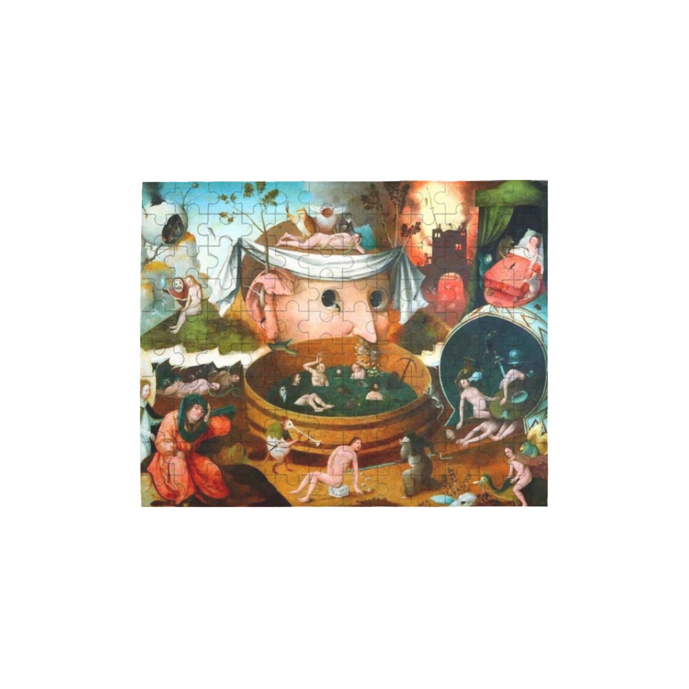 Hieronymus Bosch-The Vision of Tondal 120-Piece Wooden Photo Puzzles