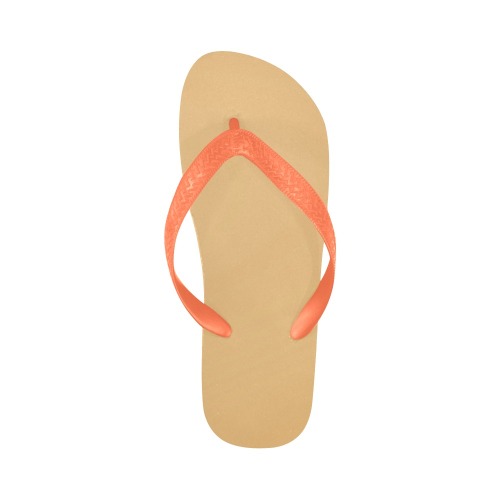 soft peach Flip Flops for Men/Women (Model 040)