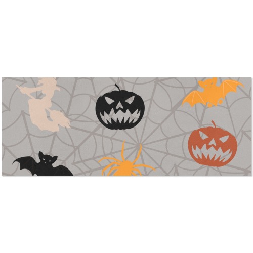 Cartoon Halloween seamless background with colorful figures. Gift Wrapping Paper 58"x 23" (3 Rolls)
