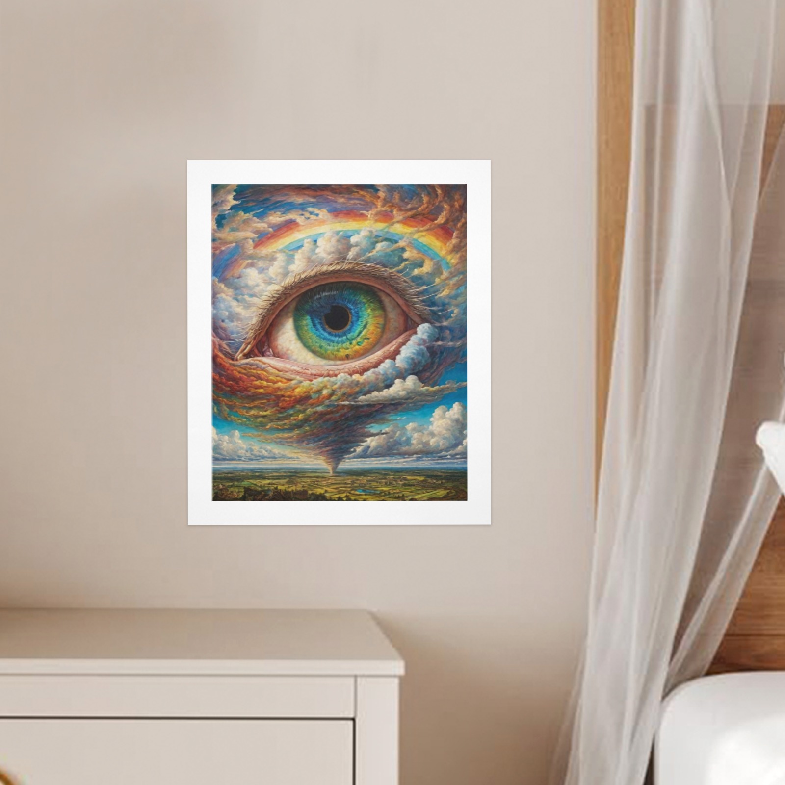 Eye Of The Storm Art Print 8"x10" (3 Pieces)