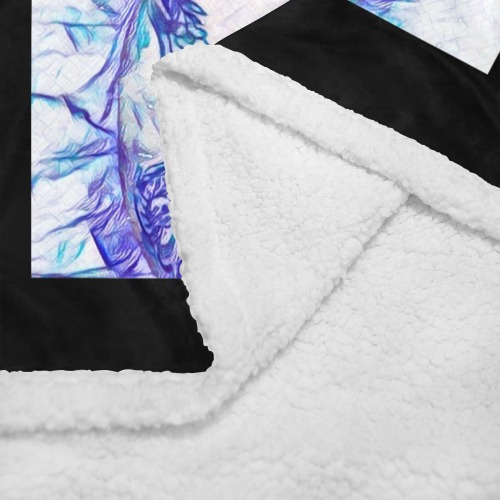 306566 Double Layer Short Plush Blanket 50"x60"