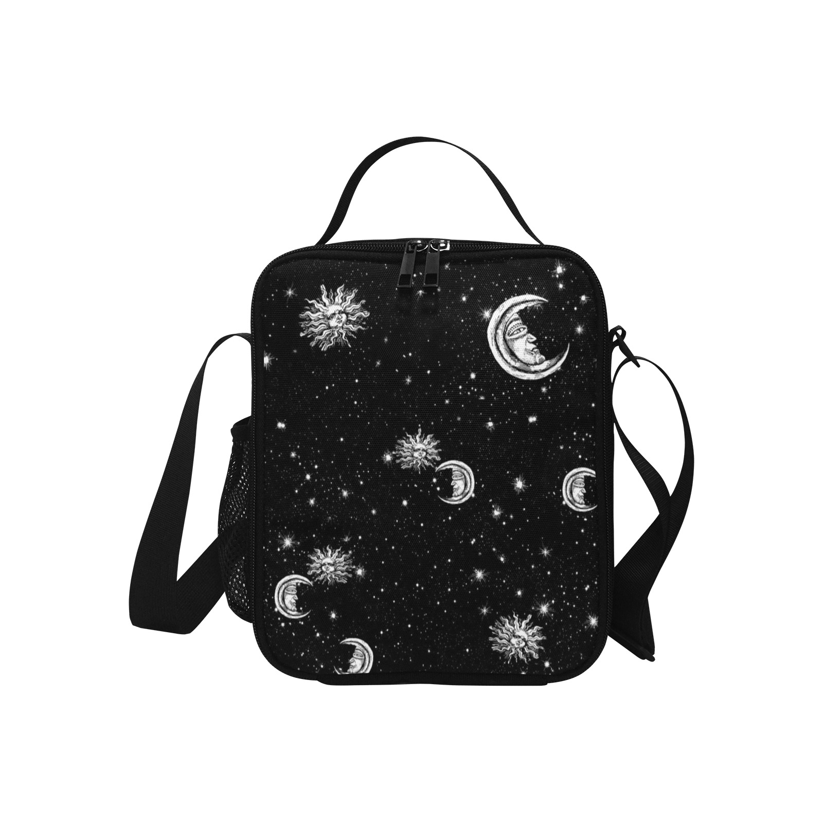 Stars Moon Sun in the Universe Crossbody Lunch Bag for Kids (Model 1722)