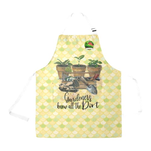 Hilltop Garden Produce by Kai Apron Collection- Gardeners know all the Dirt 53086P24 All Over Print Apron