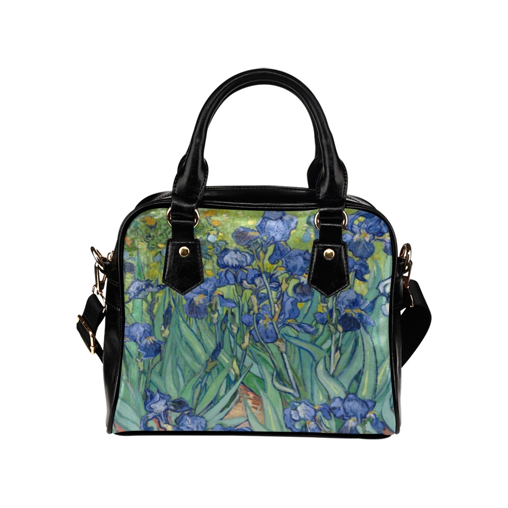 Vintage Art | Vincent van Gogh: Irises | Shoulder Handbag (Model 1634)