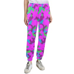 Camouflage colorful Women's Casual Sweatpants (Model L72)