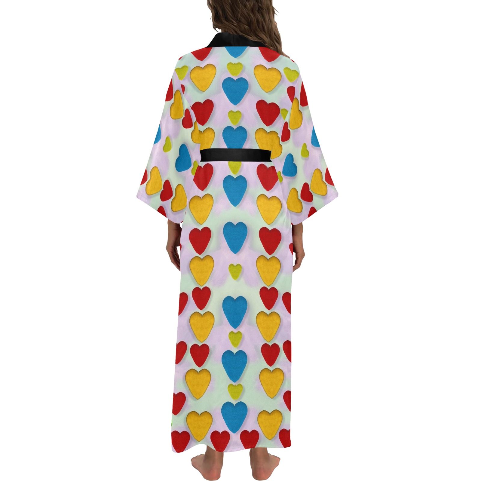 So sweet and hearty as love can be Long Kimono Robe