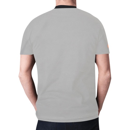Grey T-Shirt New All Over Print T-shirt for Men (Model T45)