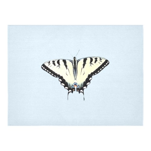 Yellow Tiger Swallowtail Butterfly Cotton Linen Tablecloth 52"x 70"