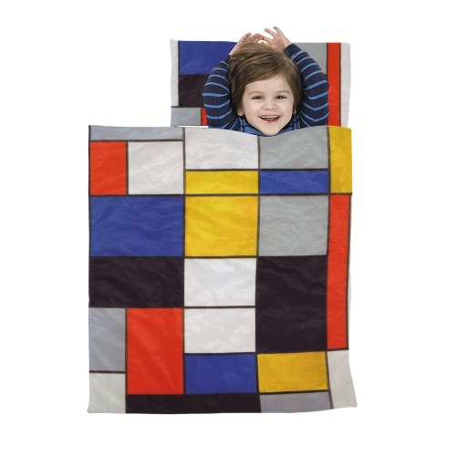 Composition A by Piet Mondrian Kids' Sleeping Bag