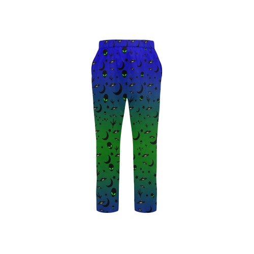 Aliens and Spaceships Men's All Over Print Casual Trousers (Model L68)
