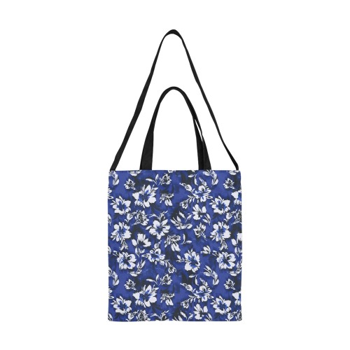 Flowery distortion mosaic All Over Print Canvas Tote Bag/Medium (Model 1698)