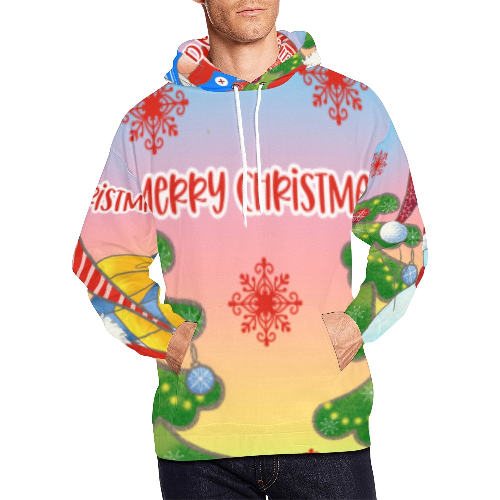 Christmas-alloverhoodie All Over Print Hoodie for Men (USA Size) (Model H13)