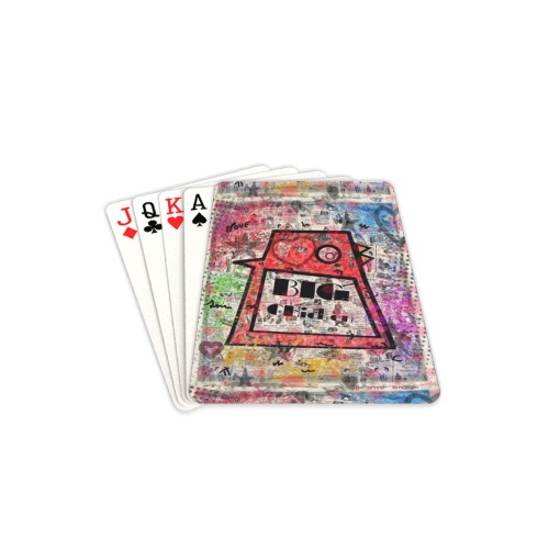 Big Chicken Paper by Nico Bielow Playing Cards 2.5"x3.5"