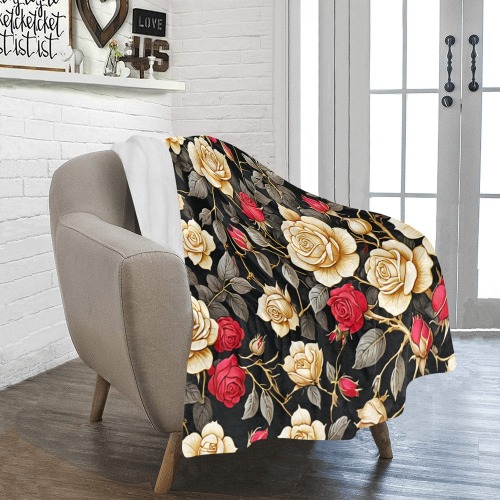 Fabulous Florals 14 Ultra-Soft Micro Fleece Blanket 40"x50"