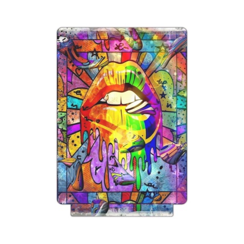 Kiss 2021 by Nico Bielow Square Acrylic Photo Panel with Light Base