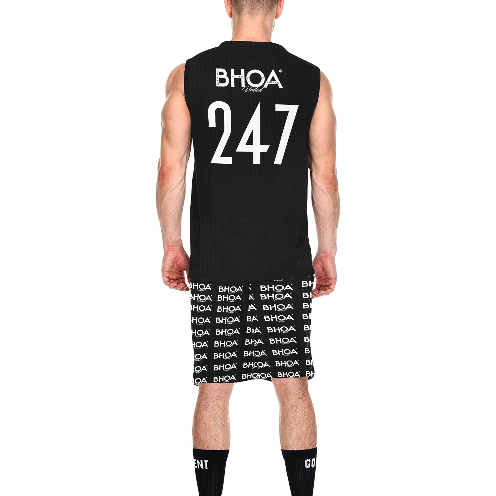 BHOA Basketball Set All Over Print Basketball Uniform