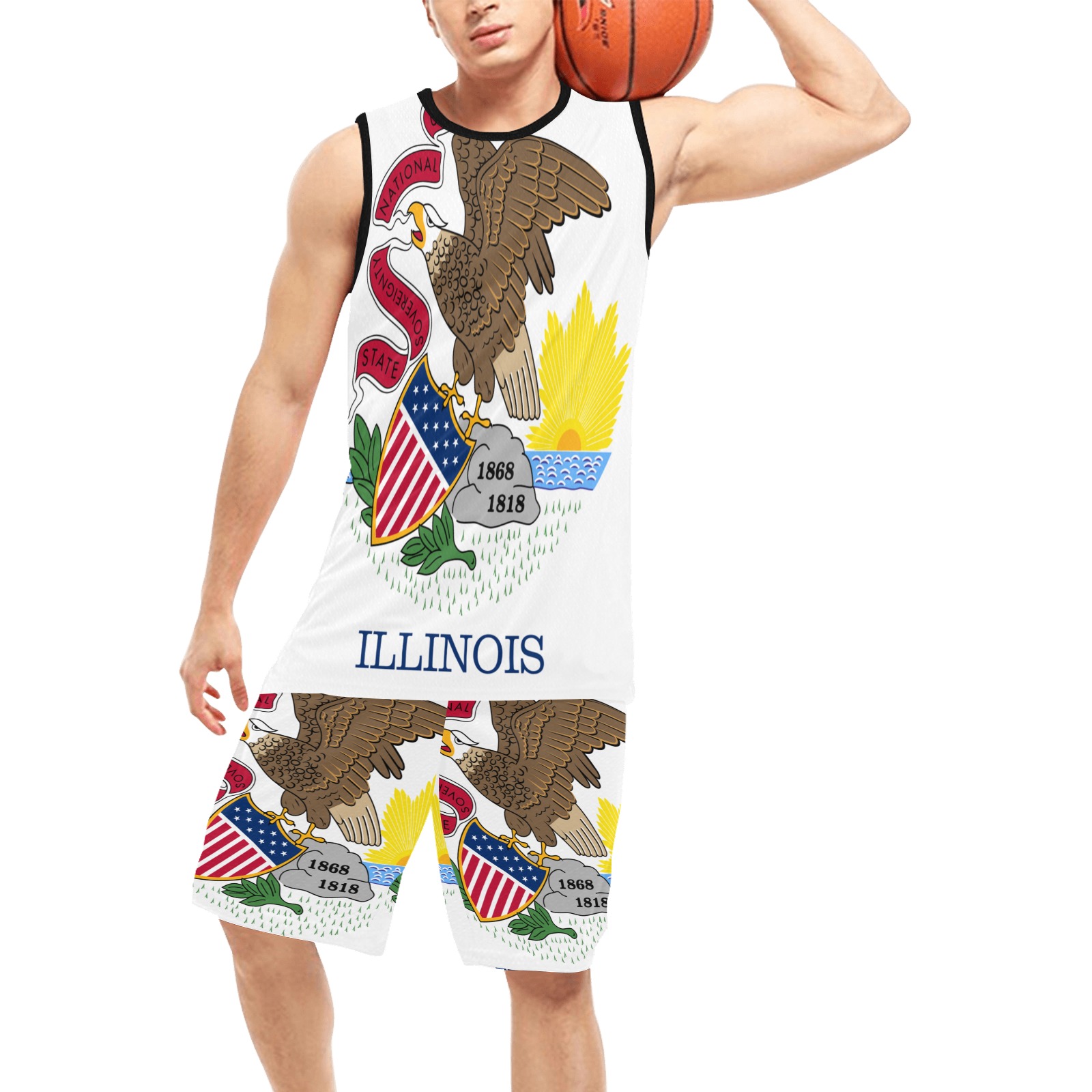 mxcp2000pxFlag_of_Illinois.svg Basketball Uniform with Pocket ID