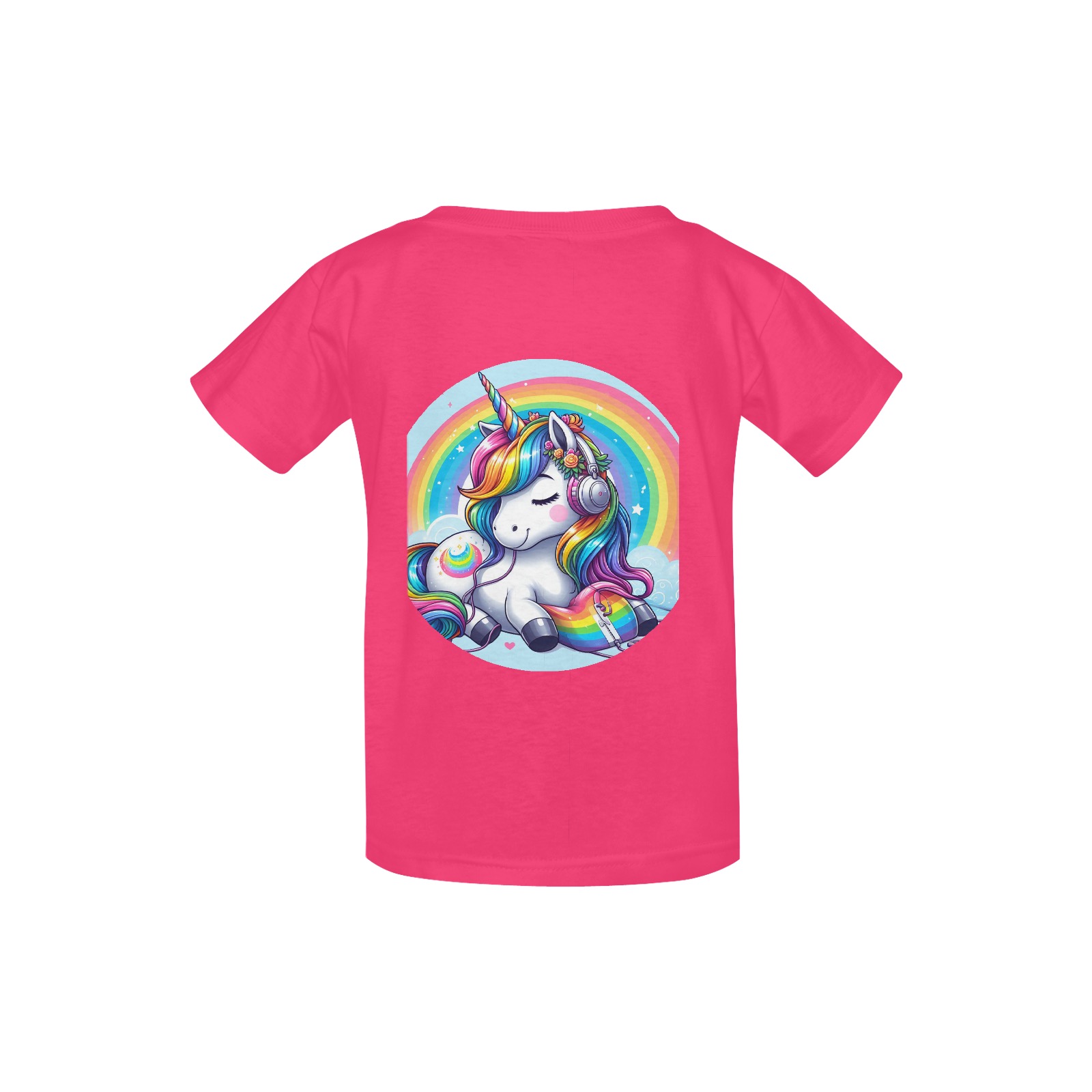 unicorn rainbow Kid's  Classic T-shirt (Model T22)