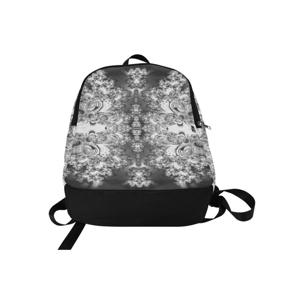Silver Linings Frost Fractal Fabric Backpack for Adult (Model 1659)