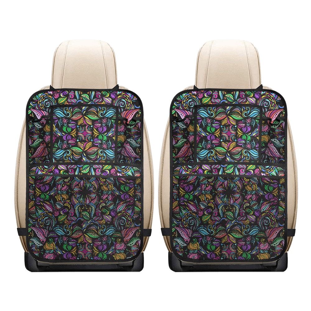 Whimsical Blooms Car Seat Back Organizer (2-Pack)