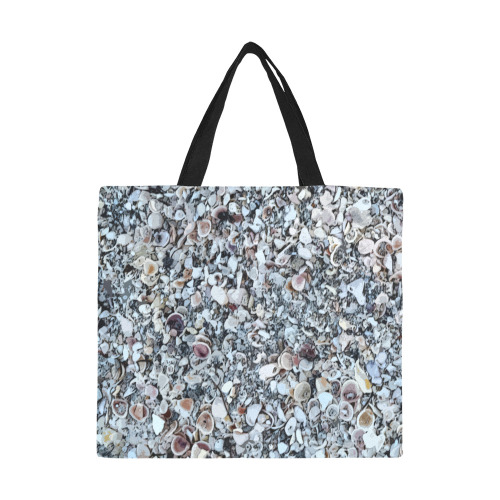 Shells On The Beach 7294 All Over Print Canvas Tote Bag/Large (Model 1699)