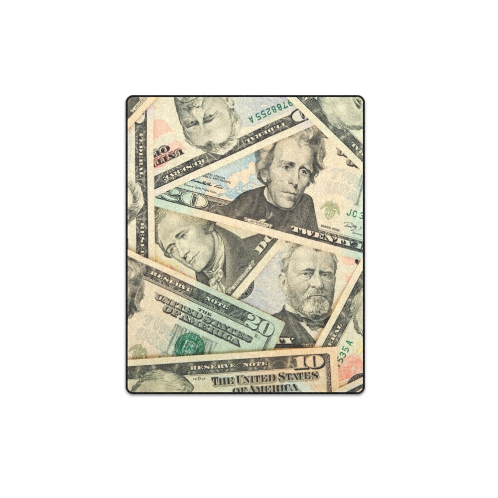 US PAPER CURRENCY Blanket 40"x50"