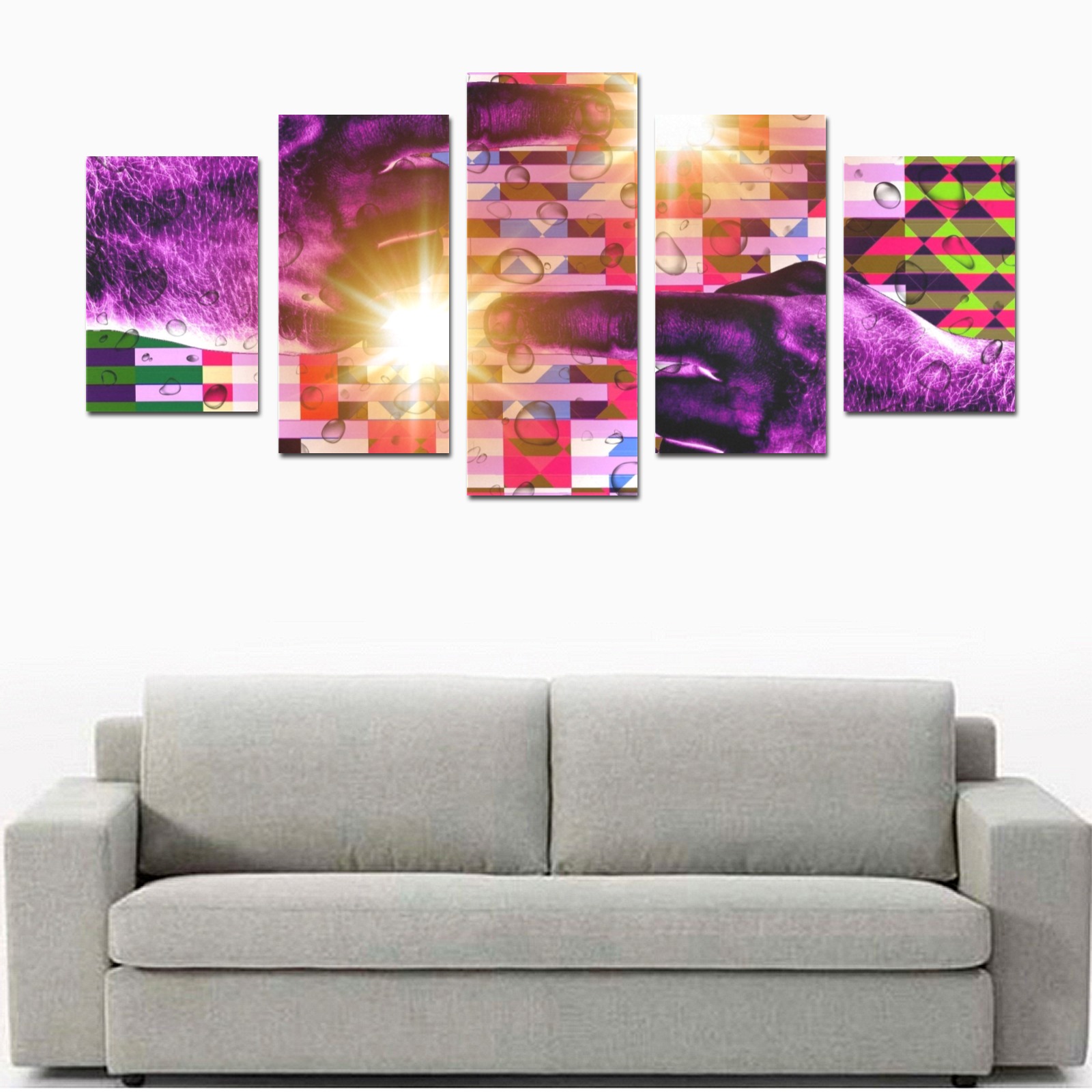 SIMPLY HERE 2 Canvas Print Sets D (No Frame)