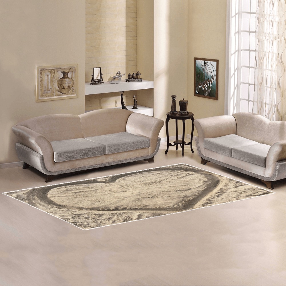 Love in the Sand Collection Area Rug 9'6''x3'3''