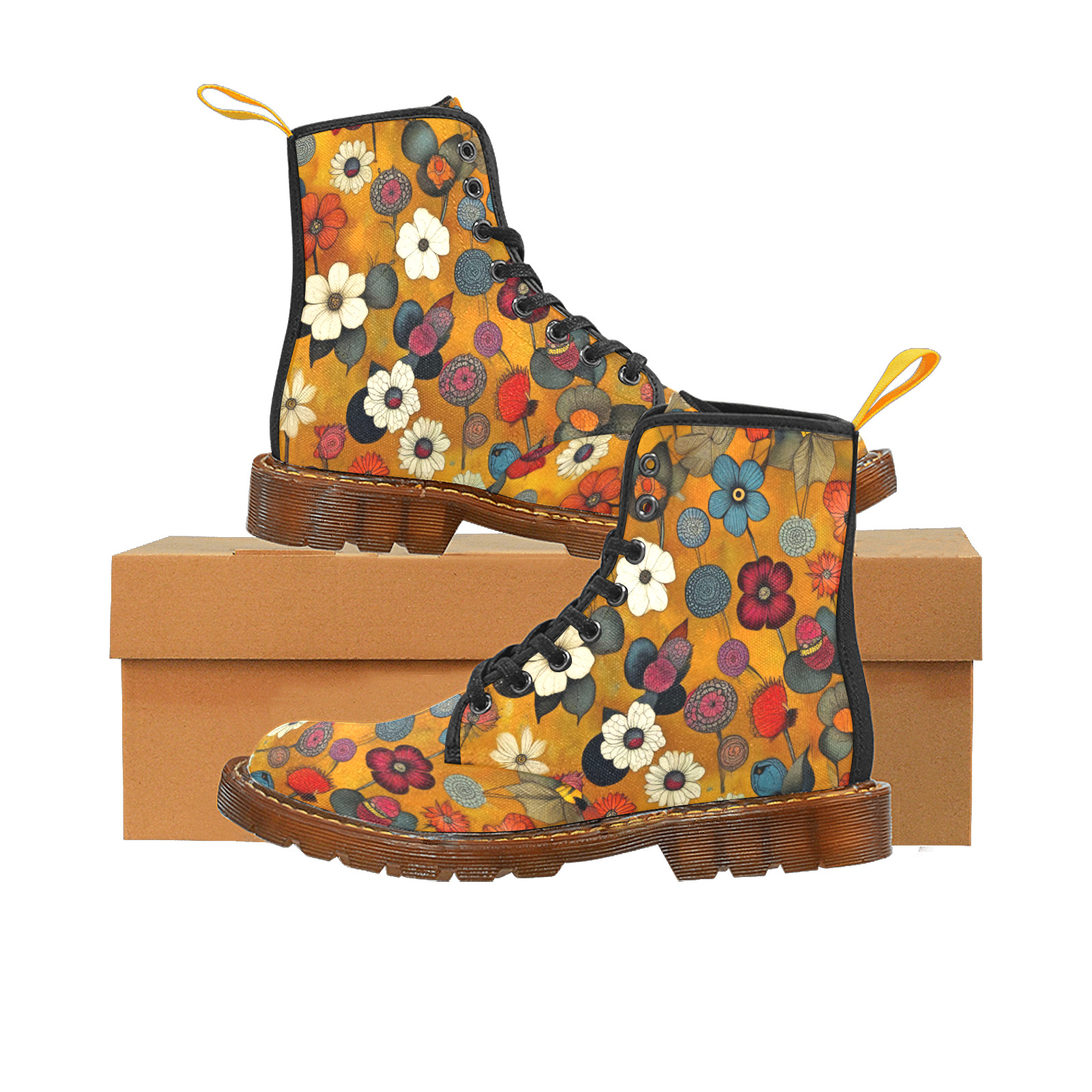 Blossom Breeze Custom Canvas Boots For Women Model 1203H