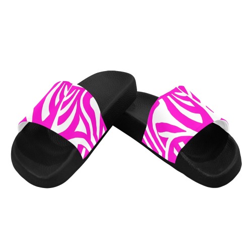 aaa pink b Women's Slide Sandals (Model 057)