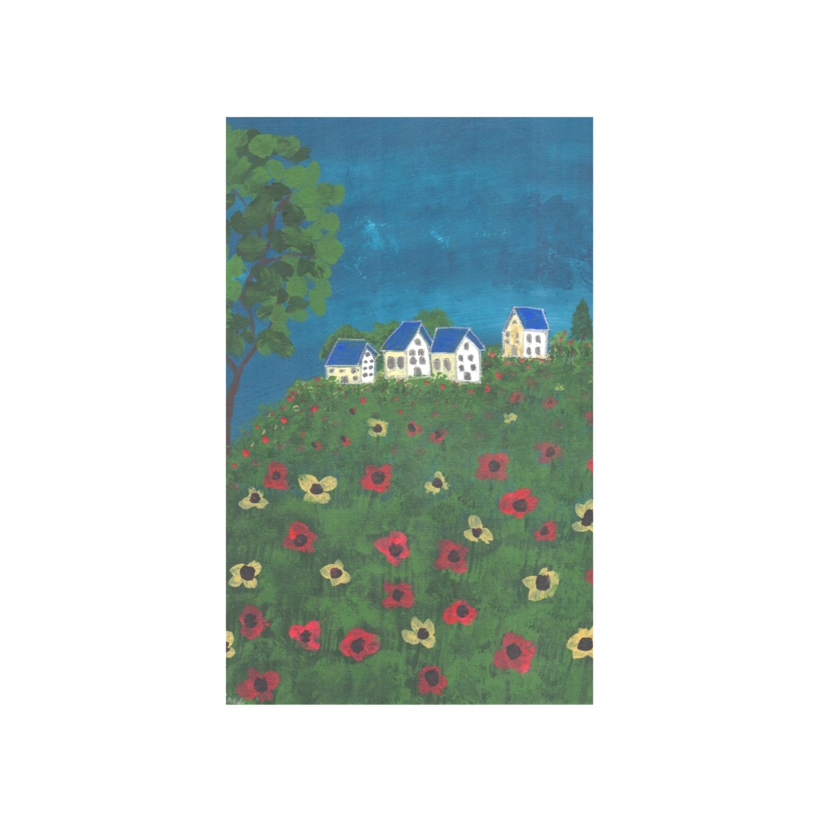 The Field of Poppies Art Print 13‘’x19‘’