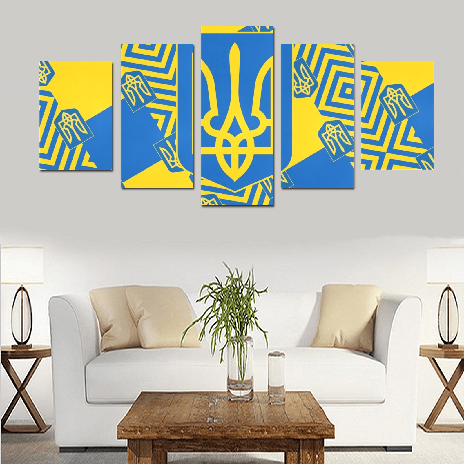 UKRAINE 2 Canvas Print Sets D (No Frame)