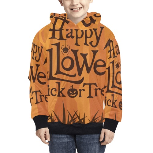 Kids Hoodie Happy Halloween Trick or Treat Kids' All Over Print Hoodie (Model H38)
