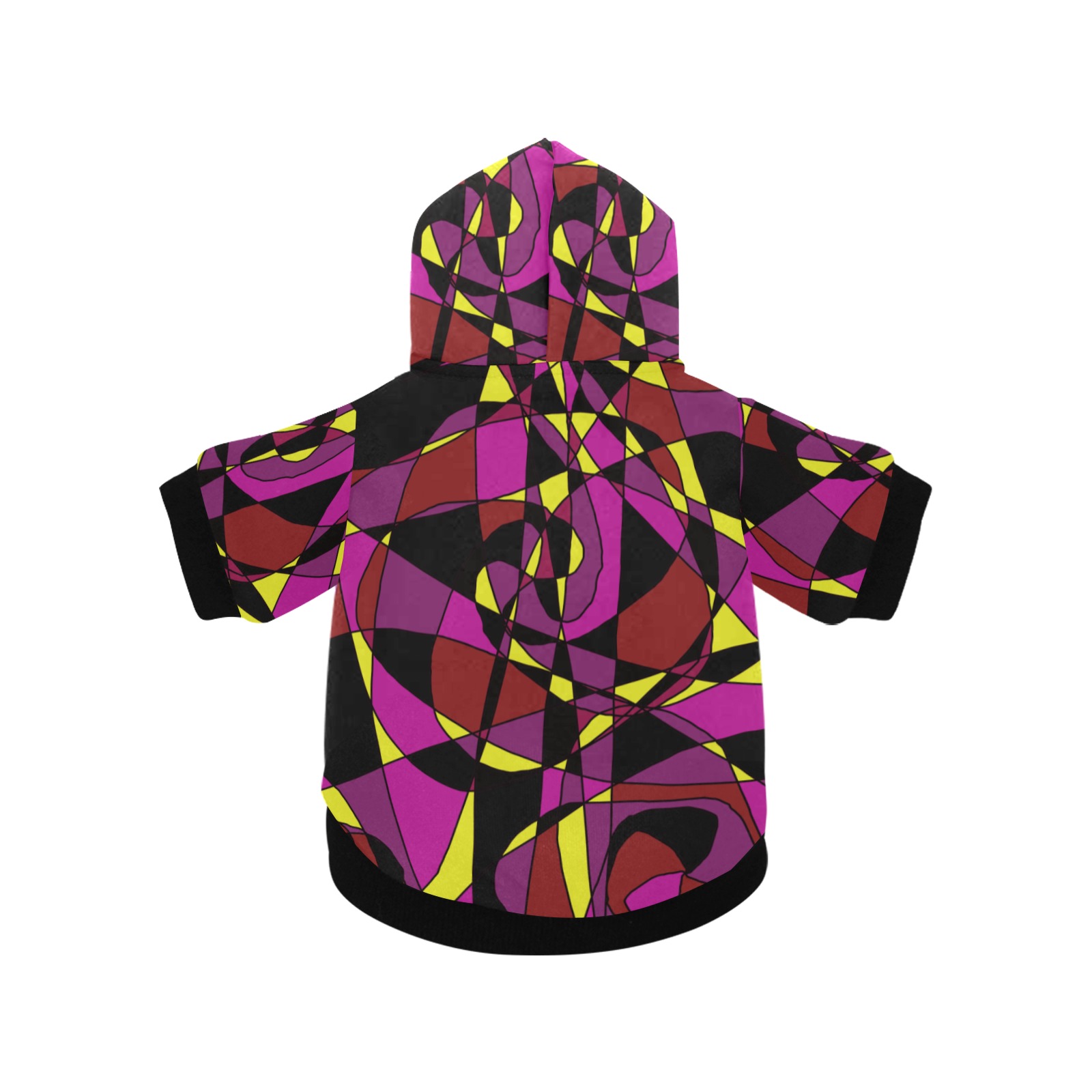 Multicolor Abstract Design S2020 Pet Dog Hoodie