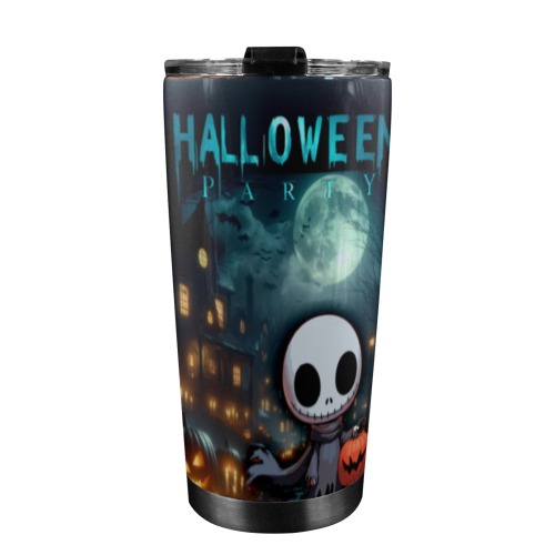 Happy Hello Ween 20oz Mobile Tumbler with Lid (Black Lock)