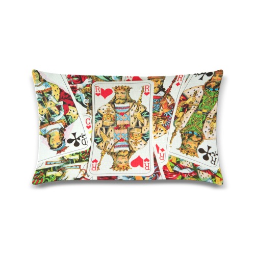 KINGS Custom Zippered Pillow Case 16"x24"(One Side Printing)