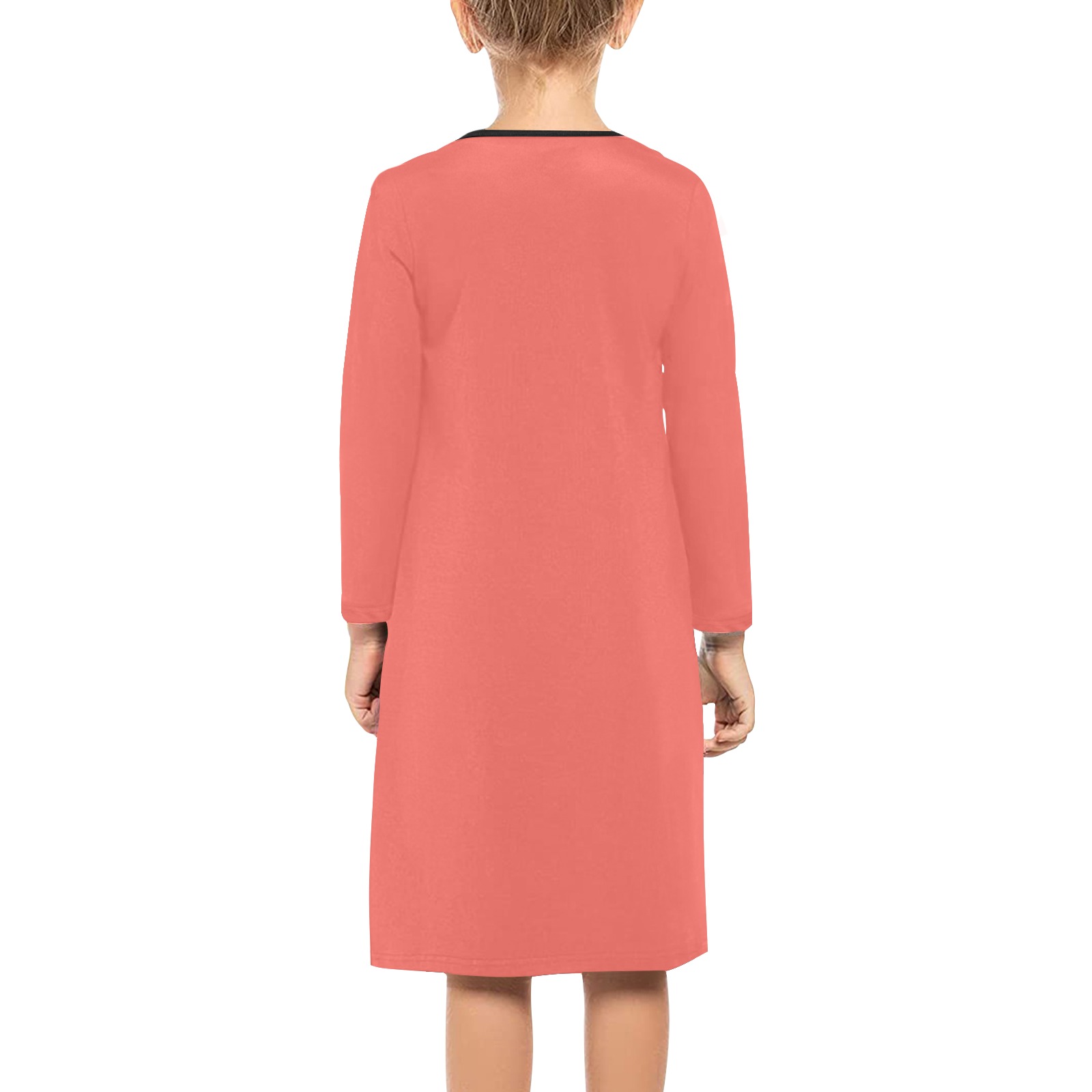 Foxy Roxy Coral Girls' Long Sleeve Dress (Model D59)
