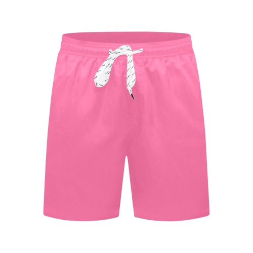 color French pink Men's Mid-Length Beach Shorts (Model L51)