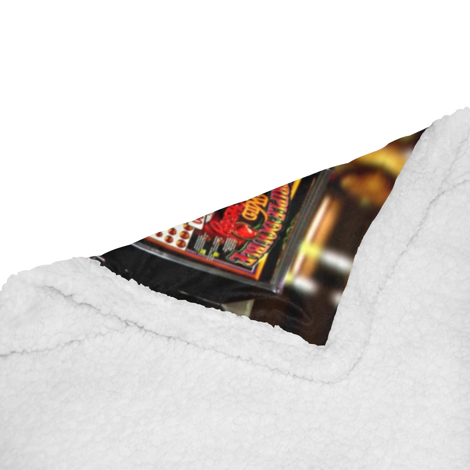 Lucky Slot Dream Machines Double Layer Short Plush Blanket 50"x60"